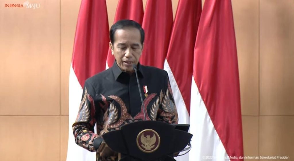 Jokowi Geram Anggaran Stunting untuk rapat dan perjalanan dinas / ss youtube setpres RI