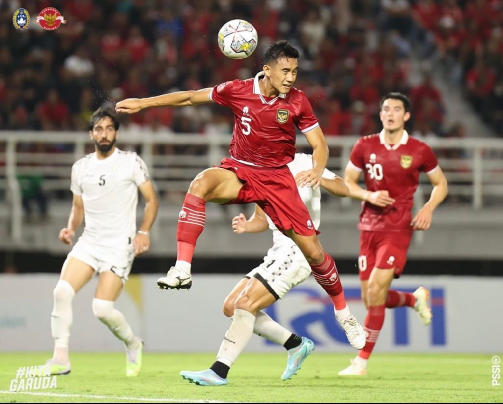Indonesia VS Plalestina Imbang ( Instagram PSSI )