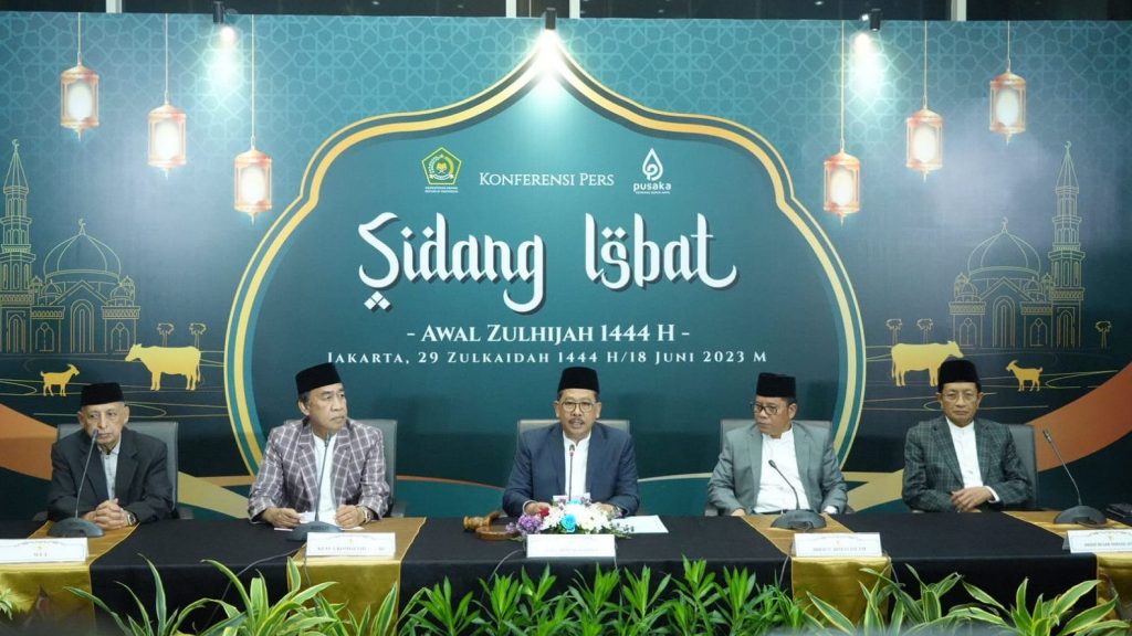 Hasil Sidang Isbat Idul Adha Diumumkan ( Kemenag )