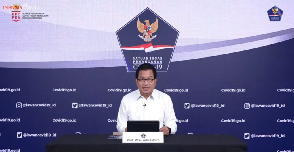 Pemerintah masih menjamin biaya pengobatan Covid-19 ( Tangkapan Layar Youtube Sekretariat Presiden )