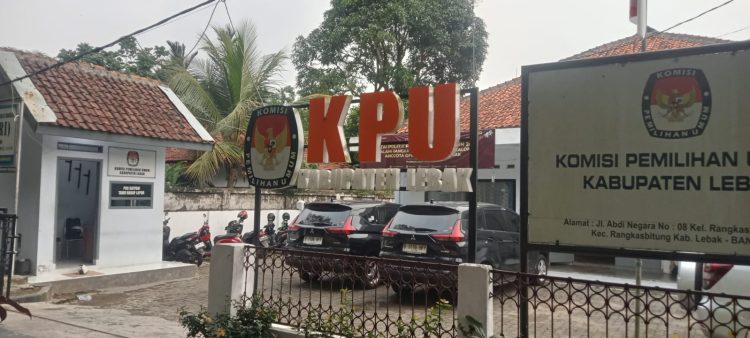 Kantor KPU Kabupaten Lebak.(Def)