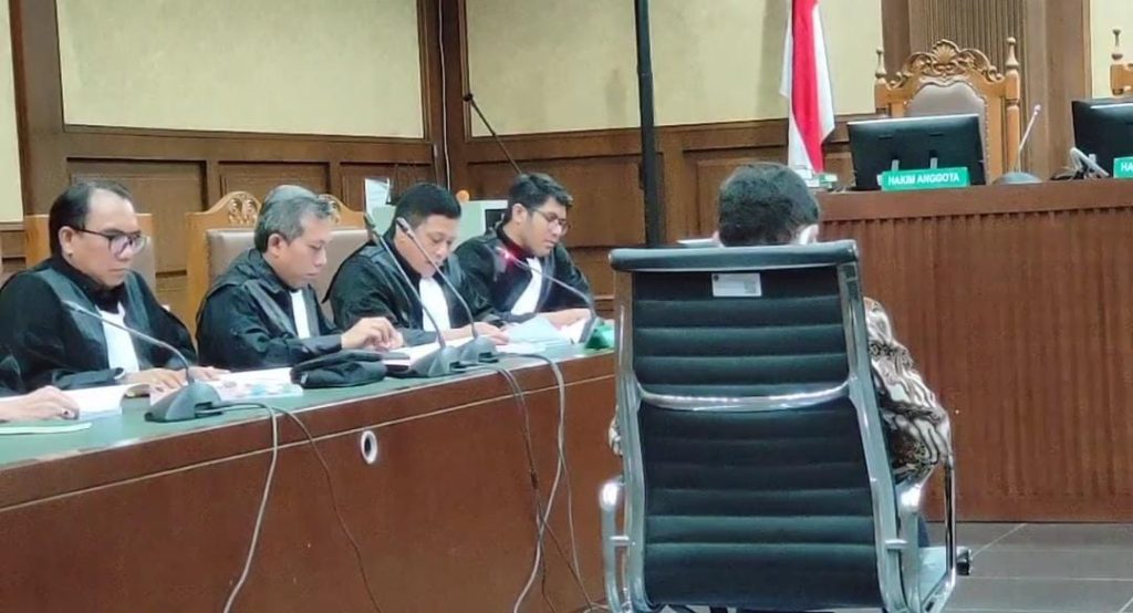 Jhonny G Plate didakwa korupsi BTS Rp 8 triliun / istimewa