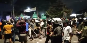 Kondisi tawuran di Jogjakarta (ist)