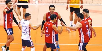 Dimas Saputra Jadi Bintang Timnas Voli Indonesia dengan Raihan Poin Terbanyak di SEA V League 2023 Seri 2 (Dok. PBVSI)