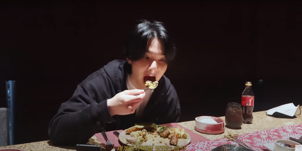 Suga. Youtube bangtanTV