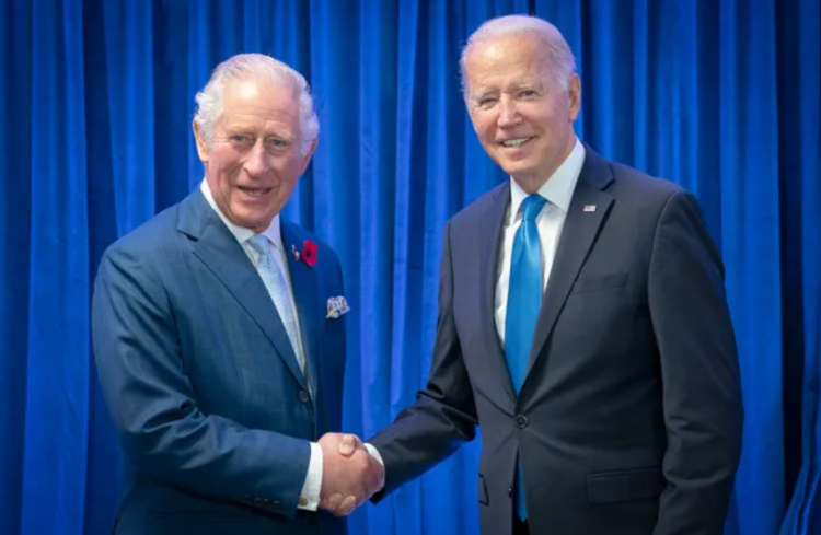 Joe biden dan King Charles III
