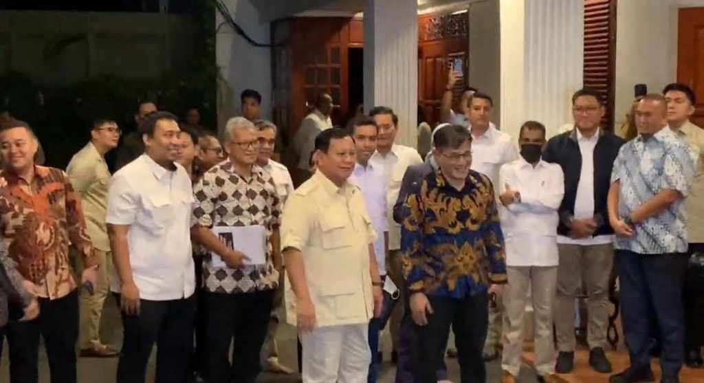 Budiman Sudjatmiko Temui Prabowo Malam-Malam / Istimewa