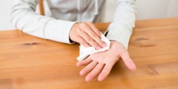 Ilustrasi Tangan Berkeringat(classclini.co.il)