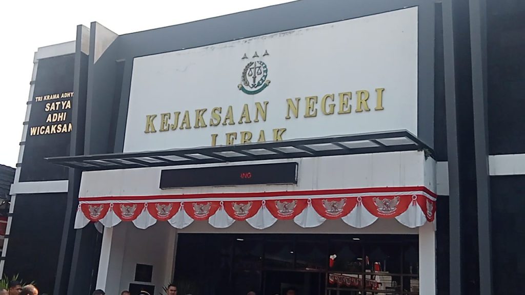 Kejaksaan Negeri Lebak.(Def)