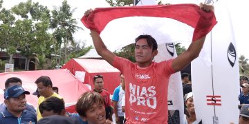 Rio Waida Juara Nias Pro 2023 (Dok Suaranusantara)