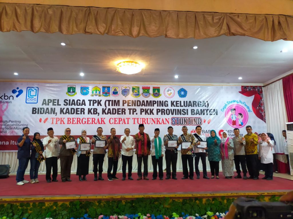 Apel siaga TPK dalam menurunkan stunting di Provinsi Banten.(Def)