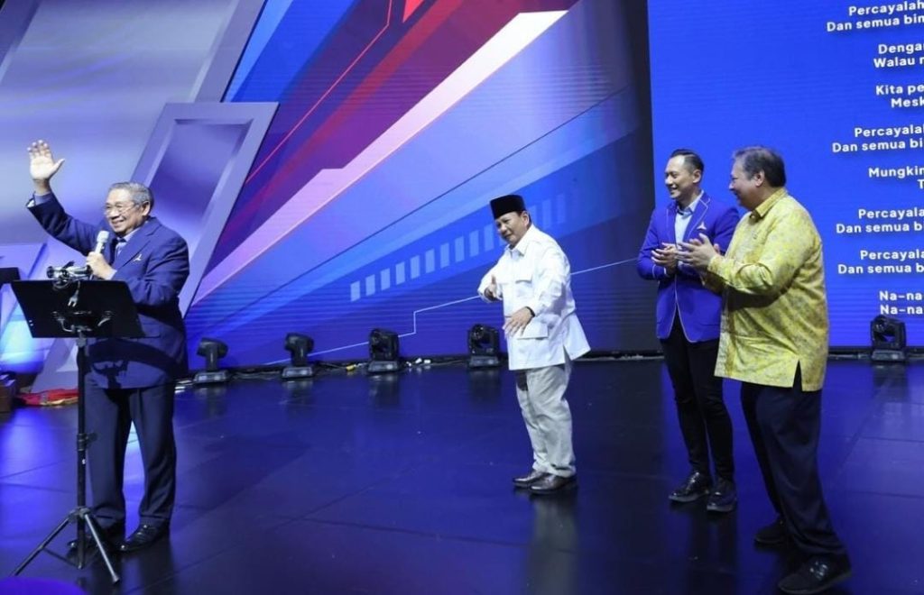 SBY hadiri deklarasi Demokrat dukung Prabowo (Iinstgram @Prabowo)