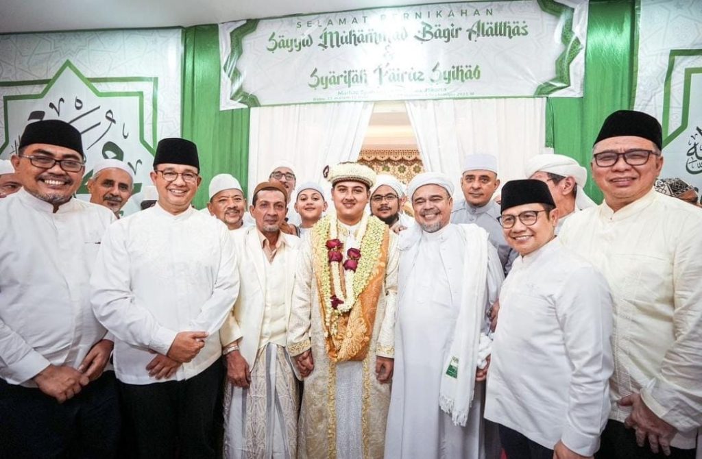 Anies Baswedan dan Cak Imin hadiri pernikahan anak Riziq Shihab