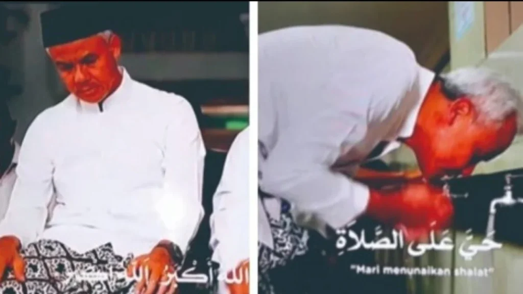 Ganjar Pranowo muncul dalam tayangan Azan di RCTI dan MNC tv