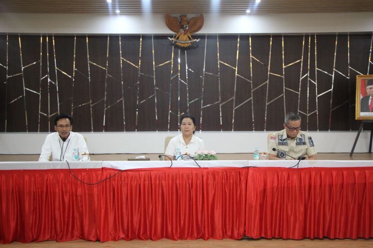 Sorta Delima Tobing saat hadiri sosialsiasi perbankan unggulan dari BRI (dok Kumham Lampung)