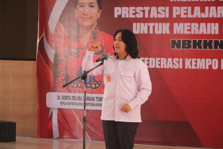 Graha Kementerian Hukum dan HAM Lampung menjadi tempat berlangsungnya acara persiapan Kejuaraan Kempo Nasional pada tanggal 20 September 2023.