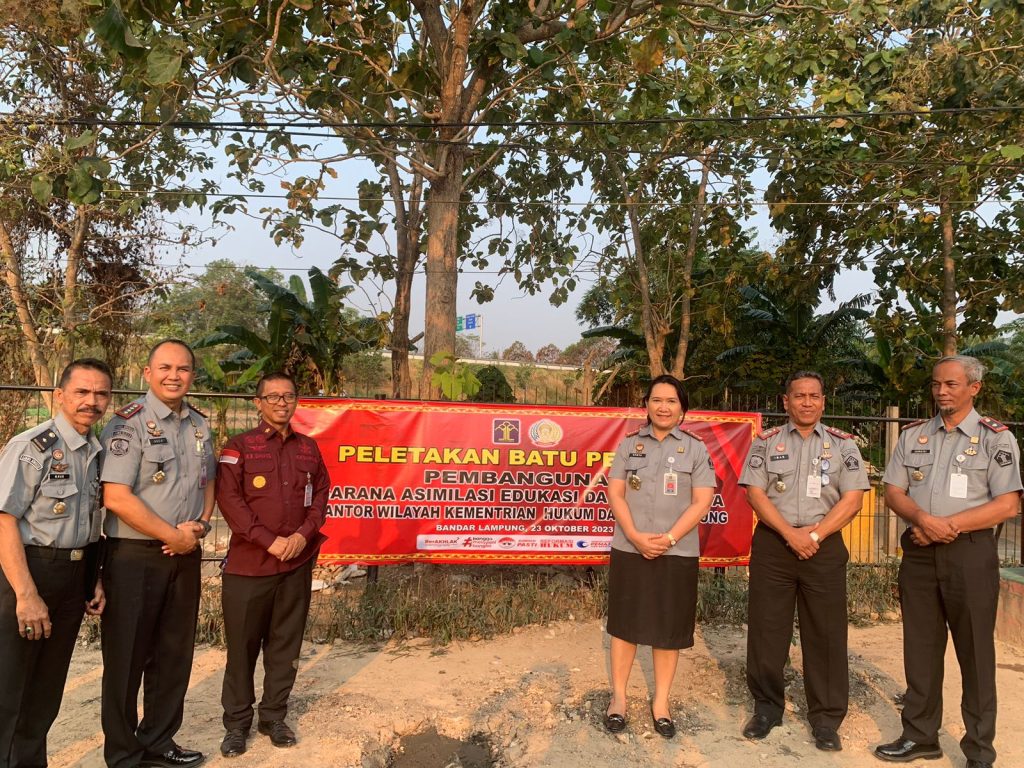 Sorta Tobing hadiri peletakan batu pertam rumah singgh Dirjenpas Kumham Dirikan Rumah Singgah Griya Abhiprya