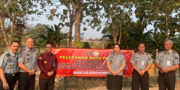Sorta Tobing hadiri peletakan batu pertam rumah singgh Dirjenpas Kumham Dirikan Rumah Singgah Griya Abhiprya