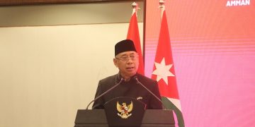 Duta Besar LBBP Ade Padmo Sarwono di KBRI Amman, Yordania (KBRI Amman)