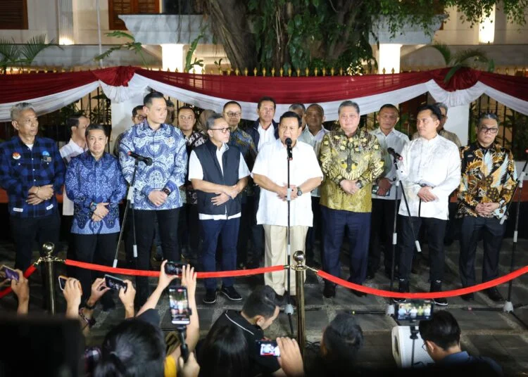 Pengumuman Cawapres Prabowo bersama Koalisi Indonesia Maju (KIM).