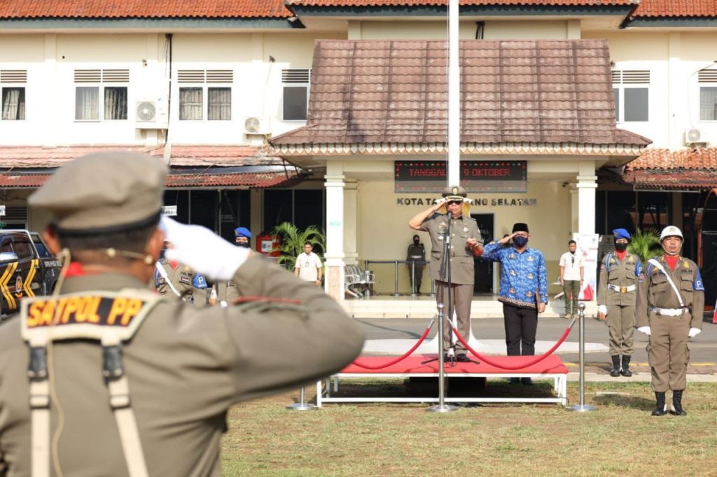 Ilustrasi Petugas Satpol PP Kota Tangsel