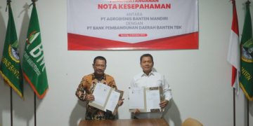 MoU Bank Banten dengan kelompok tani