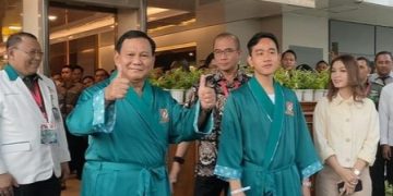 Prabowo-Gibran Jalani tes kesehatan di RSPAD, Rabu 25 Oktober 2023. (istimewa)