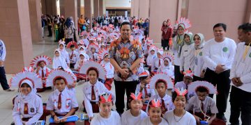 Arief saat membuka acara Selebrasi Edukasi Profil Pelajar Pancasila yang diadakan di Selasar Pusat Pemerintahan kota Tangerang, dan diinisiasi oleh pelaku pendidikan kecamatan Tangerang, Sabtu (18/11)