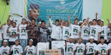 Silaturahmi yang dilakukan Santri Dukung Ganjar ke ponpes yang ada di Palembang. Dok: Sukarelawan Ganjar.