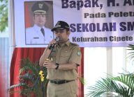 Walikota Tangerang Arief R Wismansyah saat berbicara bahwa Pendidikan adalah Modal Utama Kota Tangerang Mewujudkan Indonesia Emas 2045