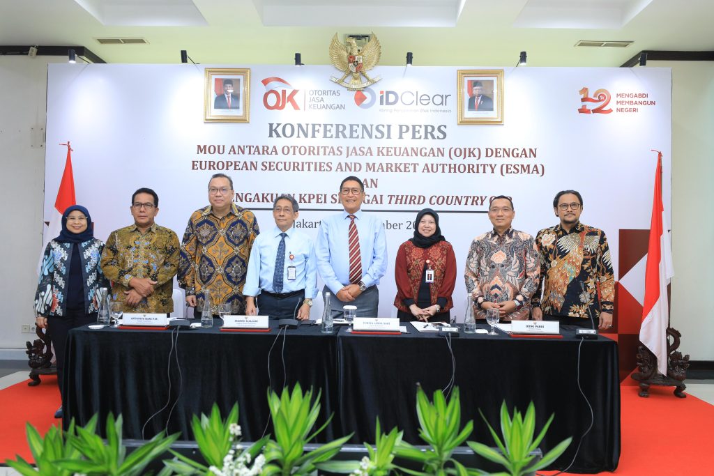 OJK dan KPEI Raih Pengakuan Internasional dari ESMA sebagai CCP Tier 1