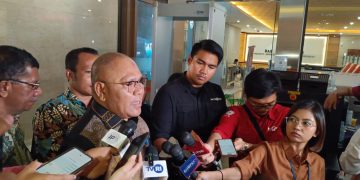 Kuasa Hukum SYL, Djamaludin Koedoeboen saat diwawancarai di Bareskrim Polri, pada Rabu (29/11/2023). (Foto Ilham/Suaranusantara)