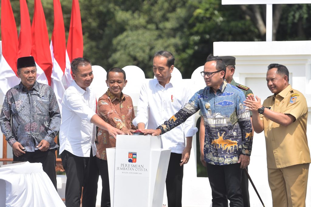 Jokowi resmikan jembatan Otista Bogor