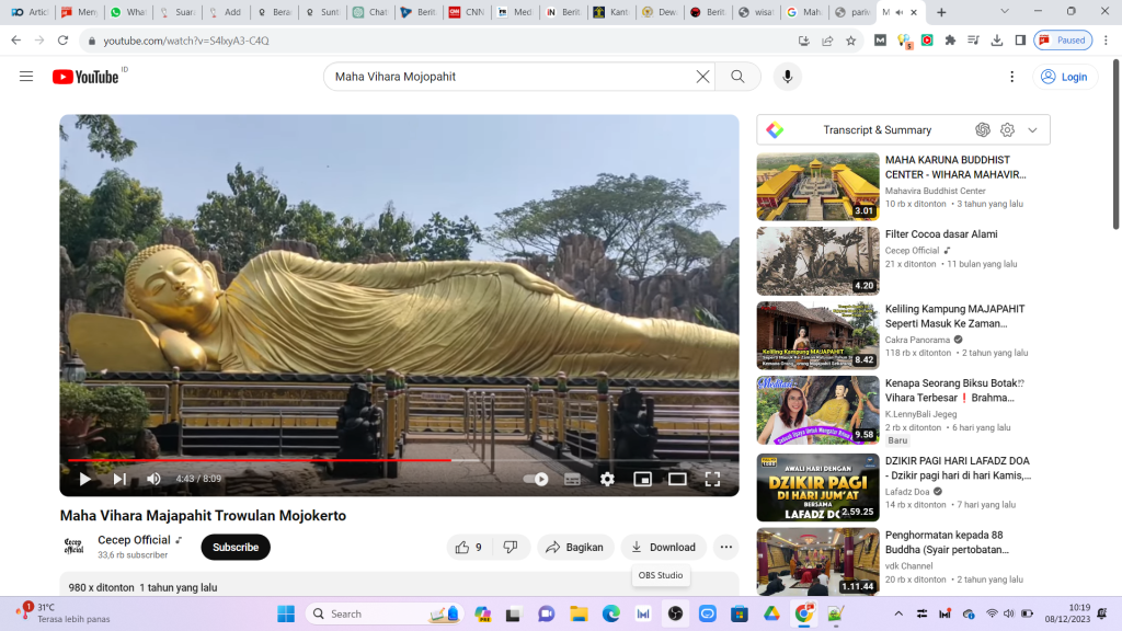 Maha Vihara Mojopahit