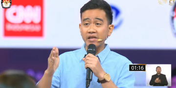 Gibran dalam debat cawapres