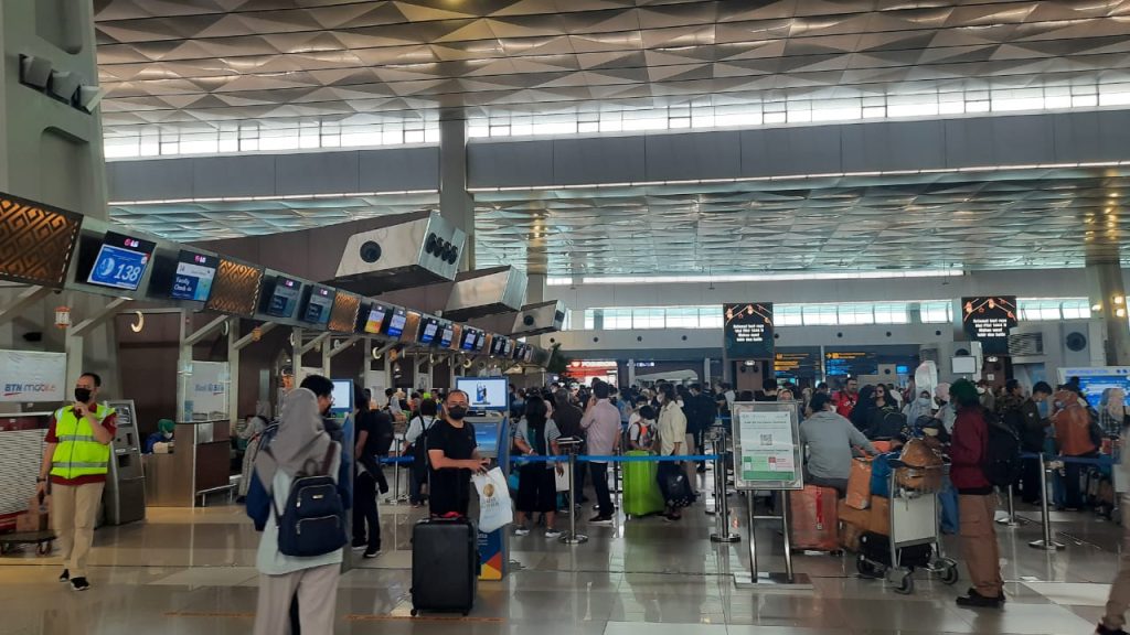 Suasana bandara Soekarno-Hatta. (suaranusantara)