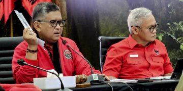 Hasto Kristiyanto dan Aria Biam (Dok PDIP)