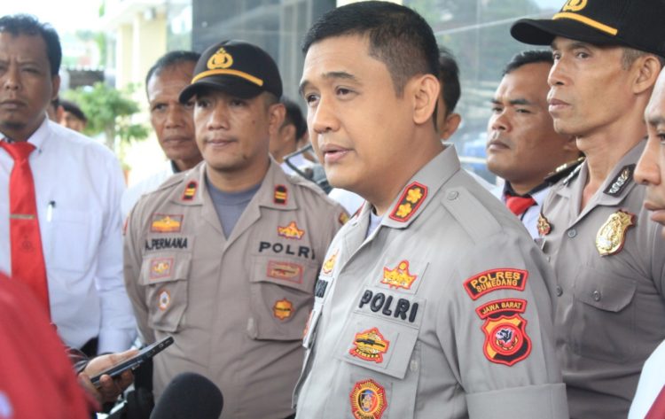 Kombes Dwi Indra Laksamana saat menjabat Kapolres Sumedang