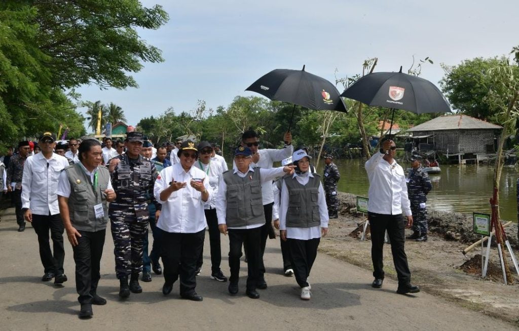 Wapres Ma'ruf Amin luncurkan Tanara Clean Up di Serang, Banten.(Foto: Setwapres)