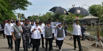 Wapres Ma'ruf Amin luncurkan Tanara Clean Up di Serang, Banten.(Foto: Setwapres)