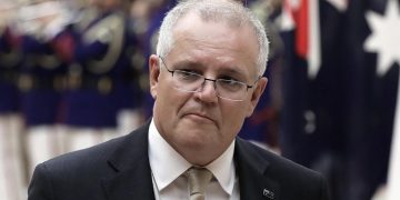 Scott Morrison (dok. Kiyoshi Ota/Pool Photo via AP, File)