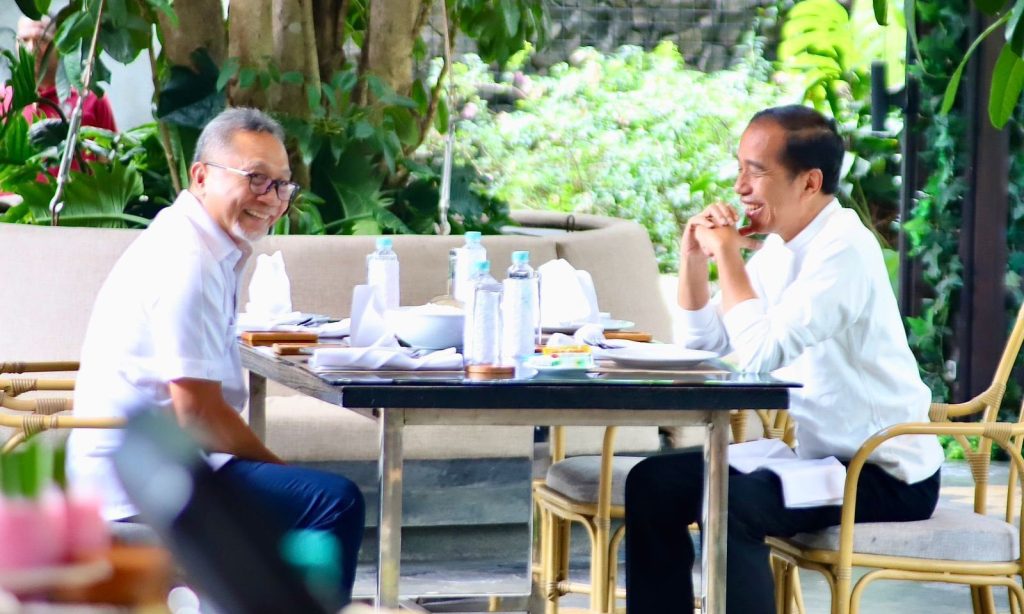Pertemuan Jokowi dengan Zulkifli Hasan