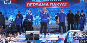 AHY saat hadiri kampanye demokrat