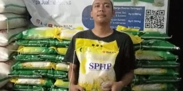 Beras SPHP disalurkan Bulog Lebak-Pandeglang.(Ist)