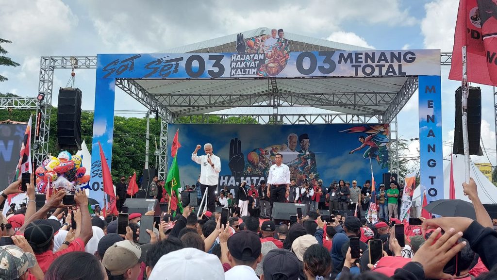 Ganjar Pranowo kampanye di Kaltim (Dok PDIP)