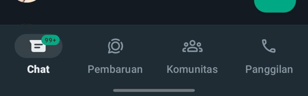 Tampilan Whatsapp terbaru