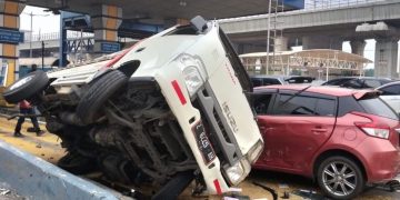 Kecelakaan di Tol Halim Utama