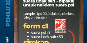 Viral dugaan kecurangan pemilu PSI