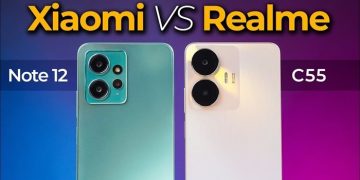 Perbandingan Xiaomi Note 12 VS Realme C55