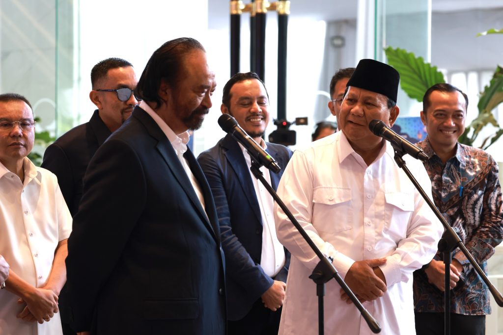 Prabowo Subianto sembangi DPP Nasdem